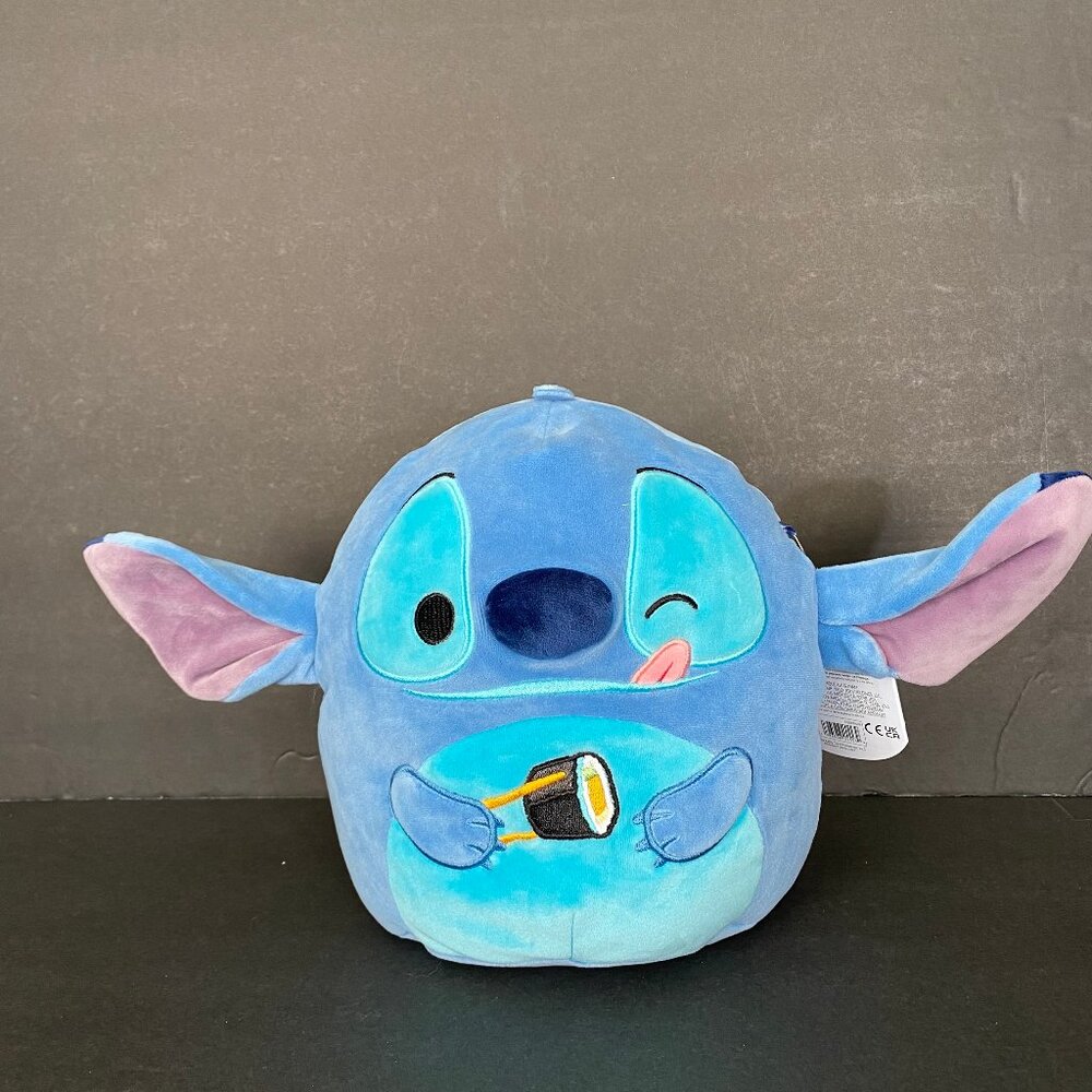 8" Squishmallows Disney Stitch With Sushi